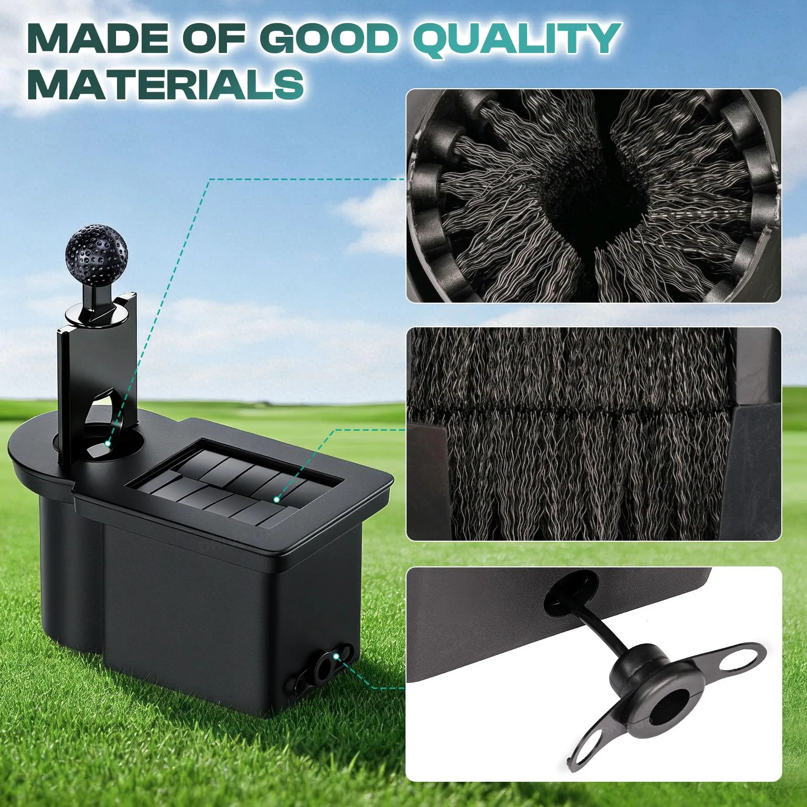 DRIVE UP Golf Cart Ball Washer and Club Cleaner Kit image 4