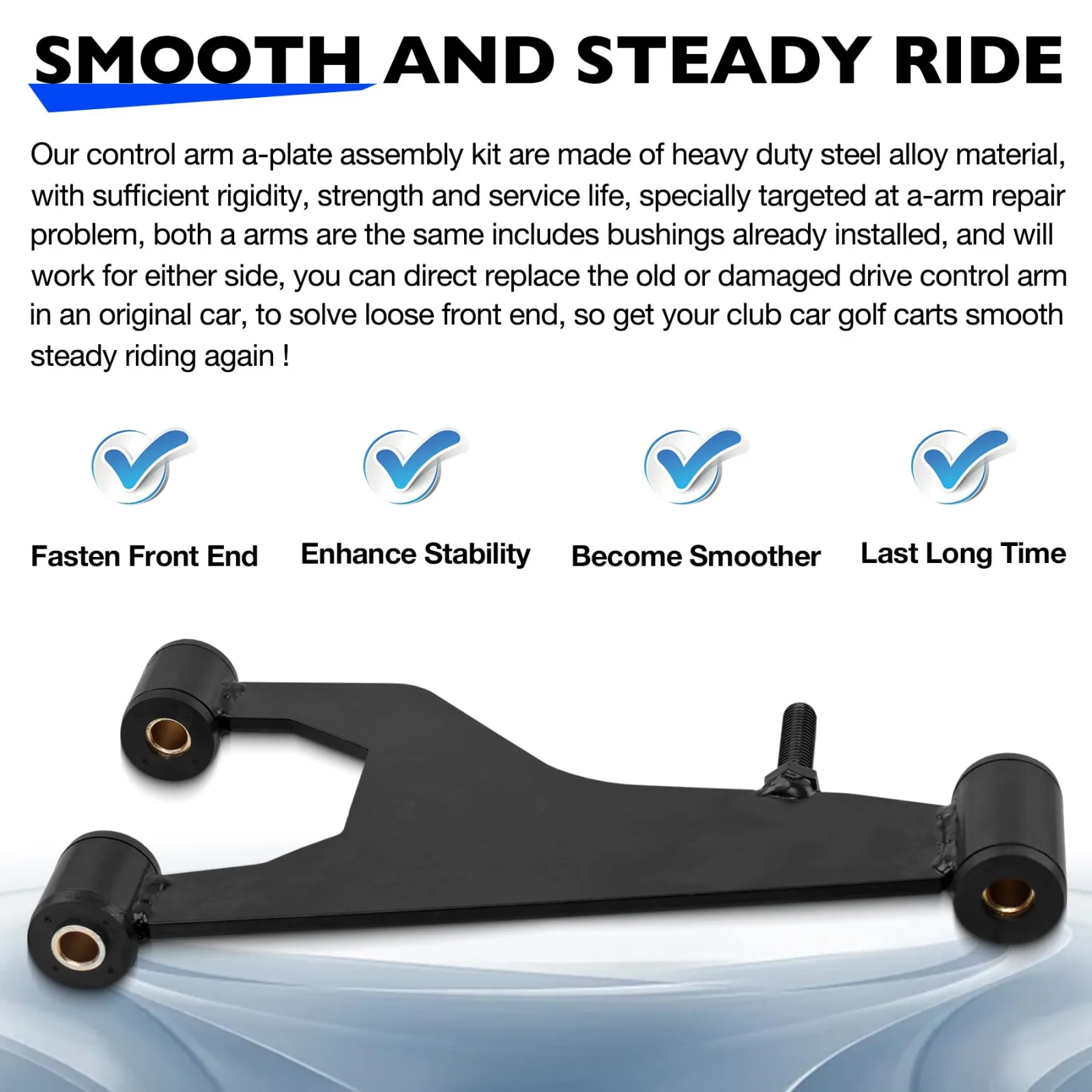 Misakomo Front Control Arm A-Plate Kit for Club Car DS image 4