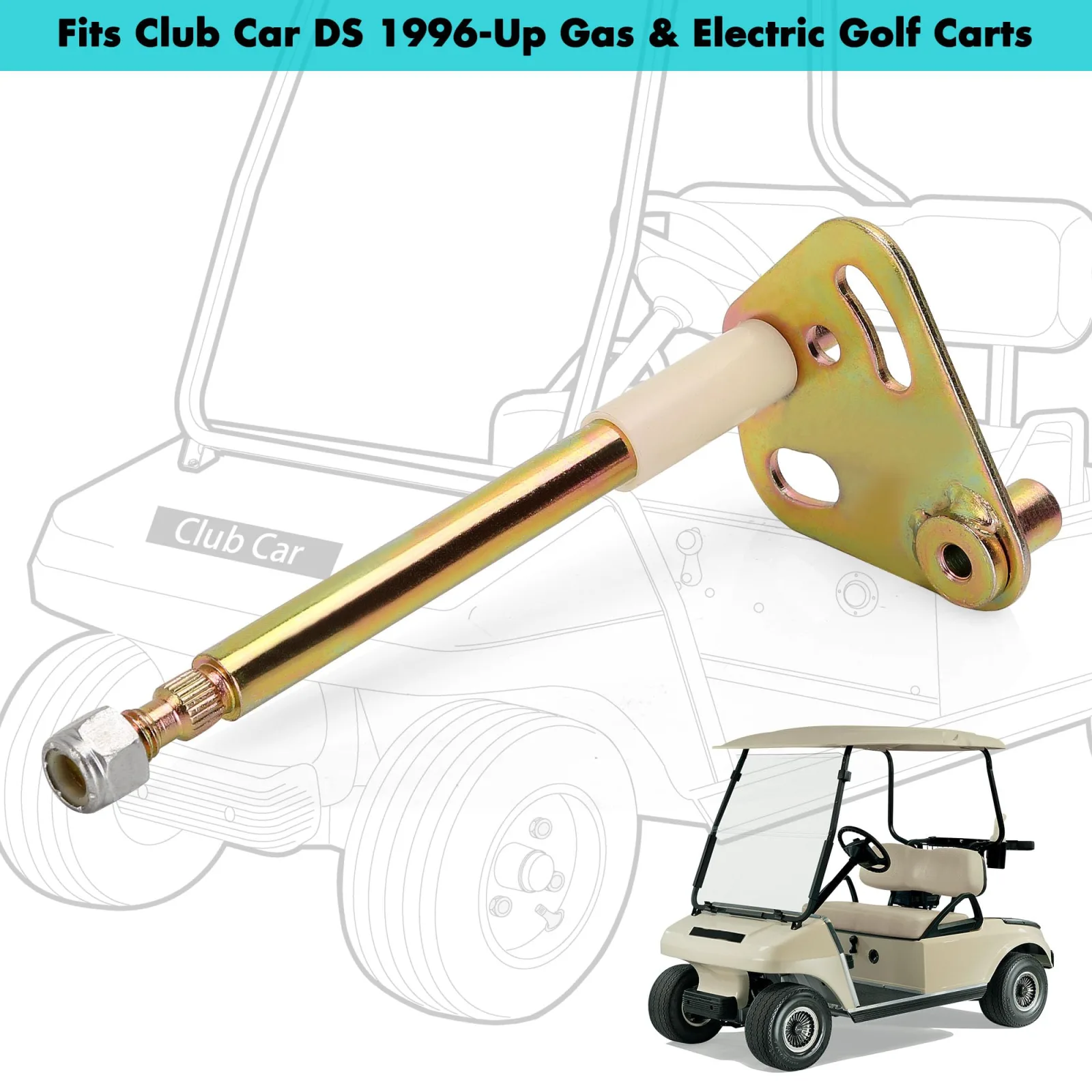10L0L Accelerator Pivot Rod Kit for Club Car DS image 3