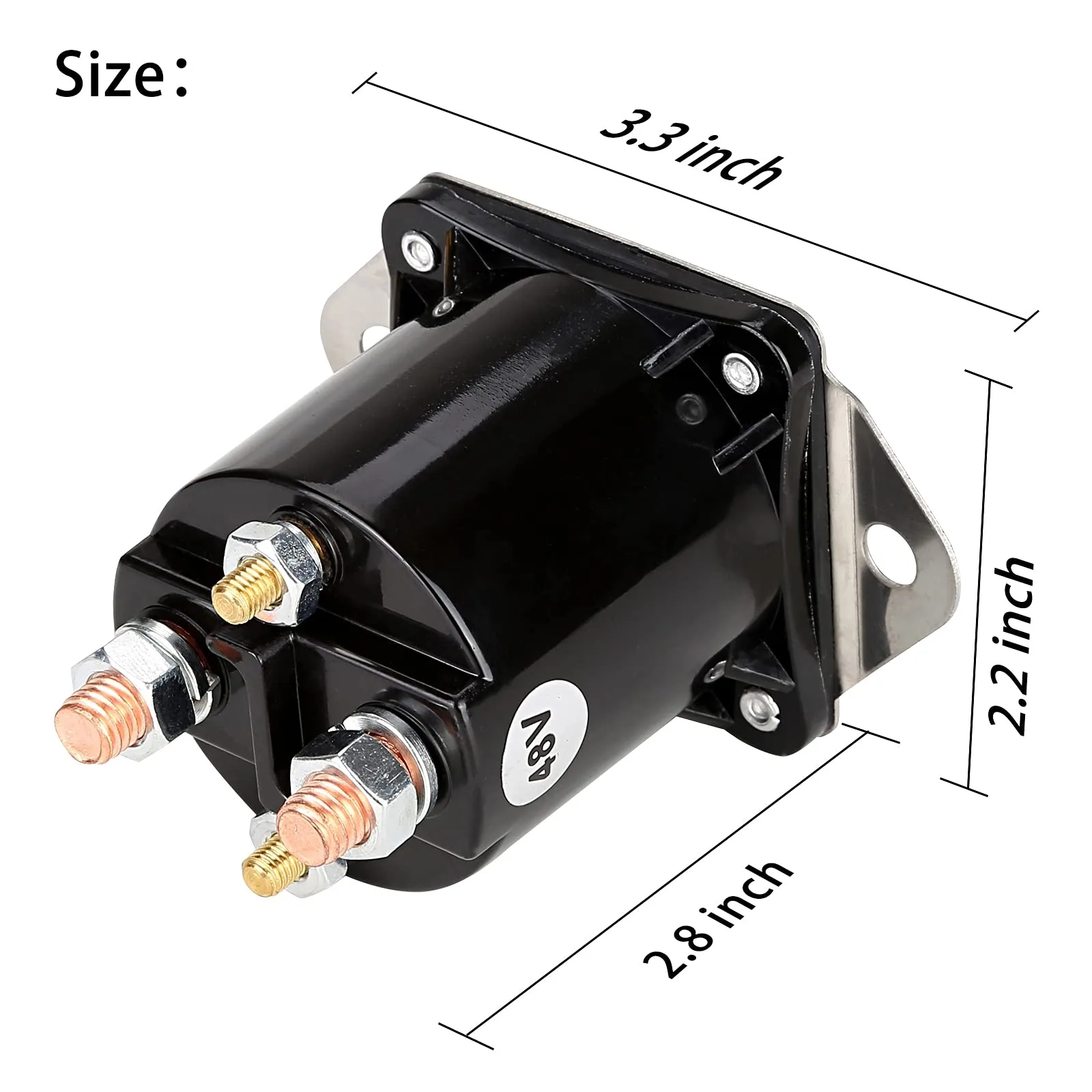 10L0L 48V Solenoid Relay for Club Car DS 1995-1997 image 3