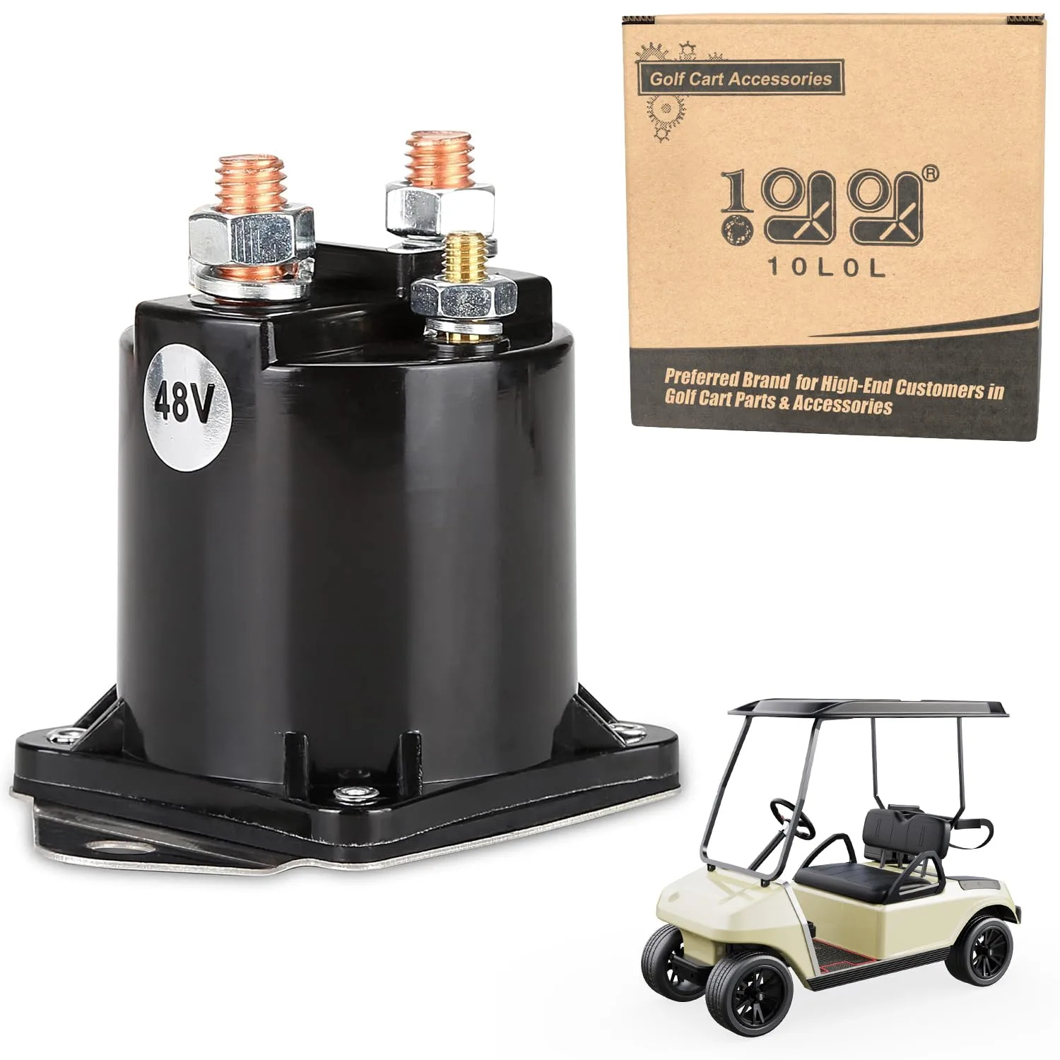 10L0L 48V Solenoid Relay for Club Car DS 1995-1997