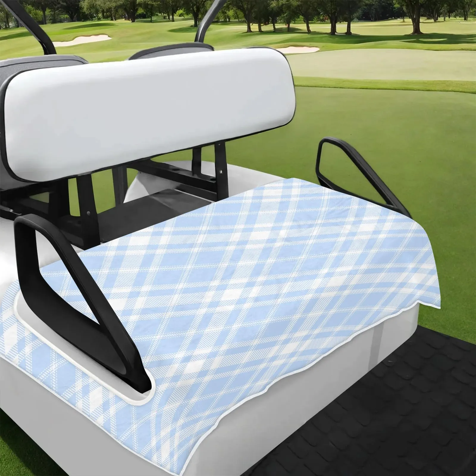 Tiveruda Golf Cart Seat Cover for Double Seats