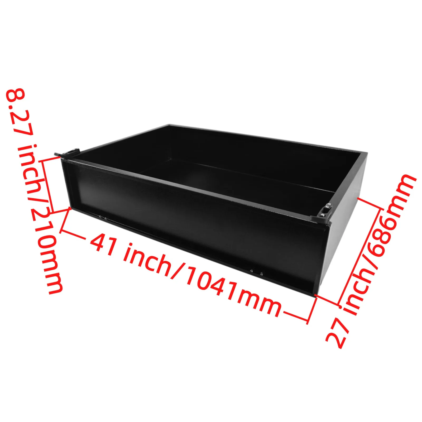 Fsehyue Golf Cart Cargo Box with Fold-Down Tailgate image 2