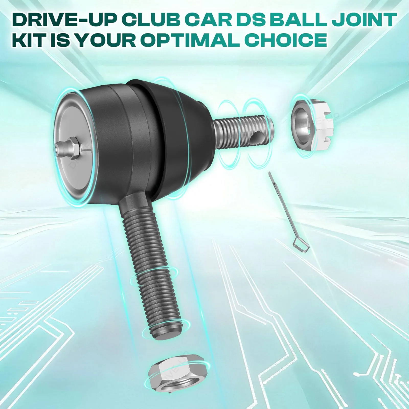 DRIVE UP Ball Joint Kit for Club Car DS, 1976-2008 image 4