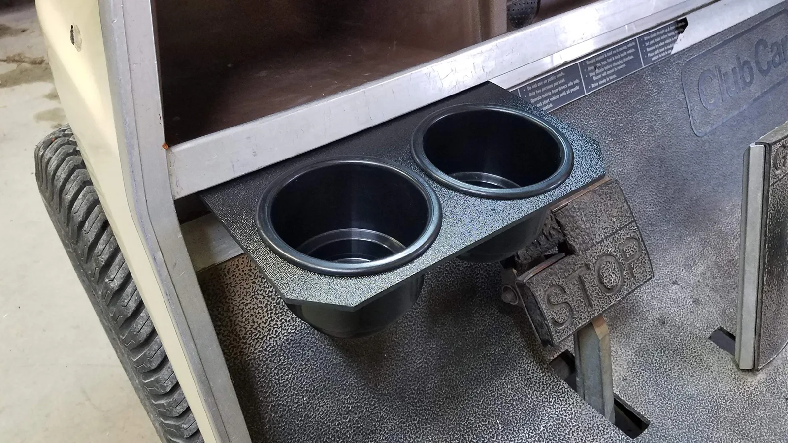 J & O Carts Parts Jumbo Cup Holder for Club Car DS