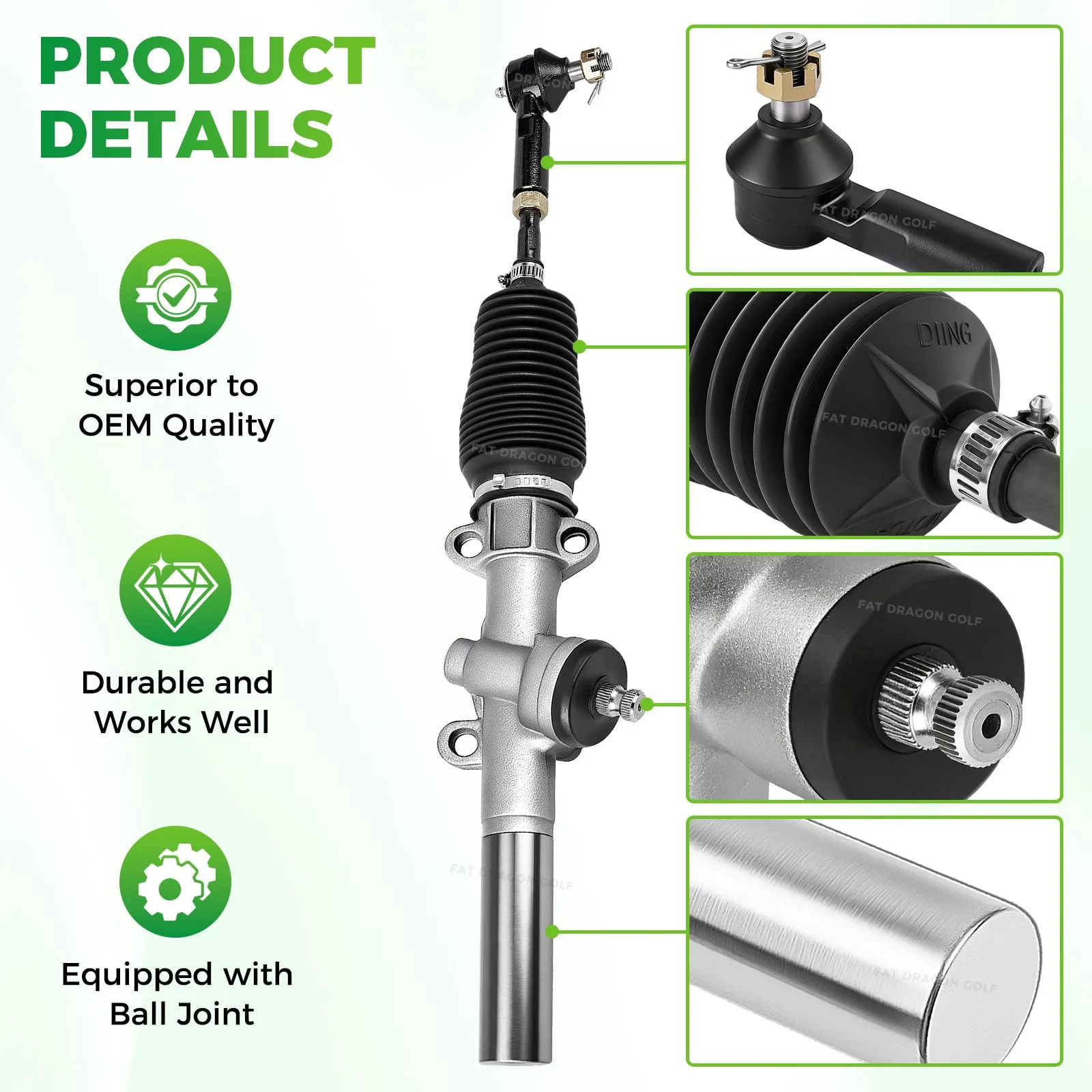 Panglong E-Z-GO TXT Steering Rack Assembly FDG-026 image 3