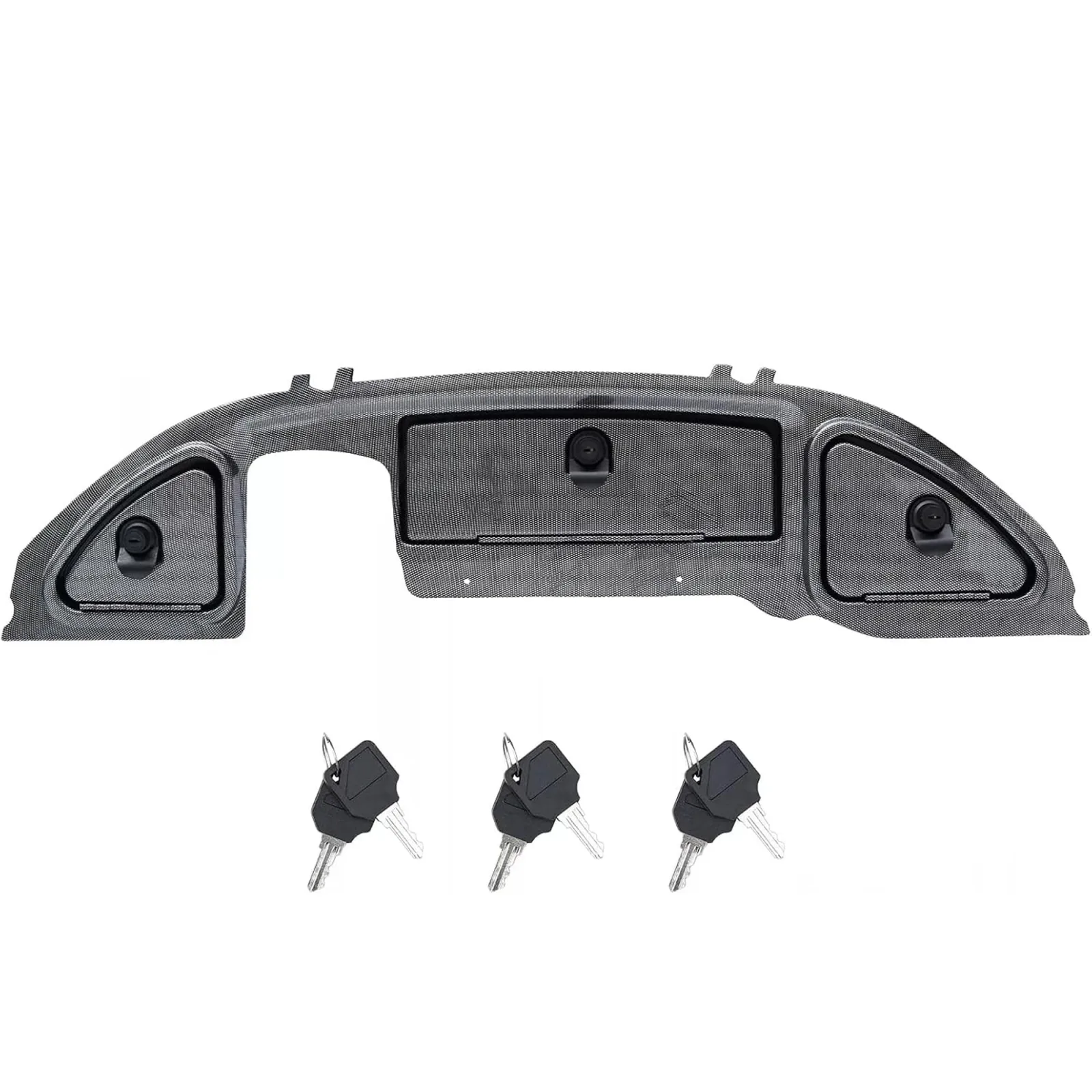 Club Car Precedent Carbon Fiber Dash Kit with Locks image 4