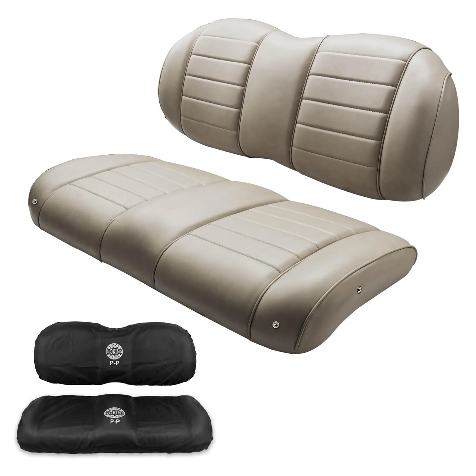 NOKINS Golf Cart Front Seat Cushion Kit NKS3000TK-WP