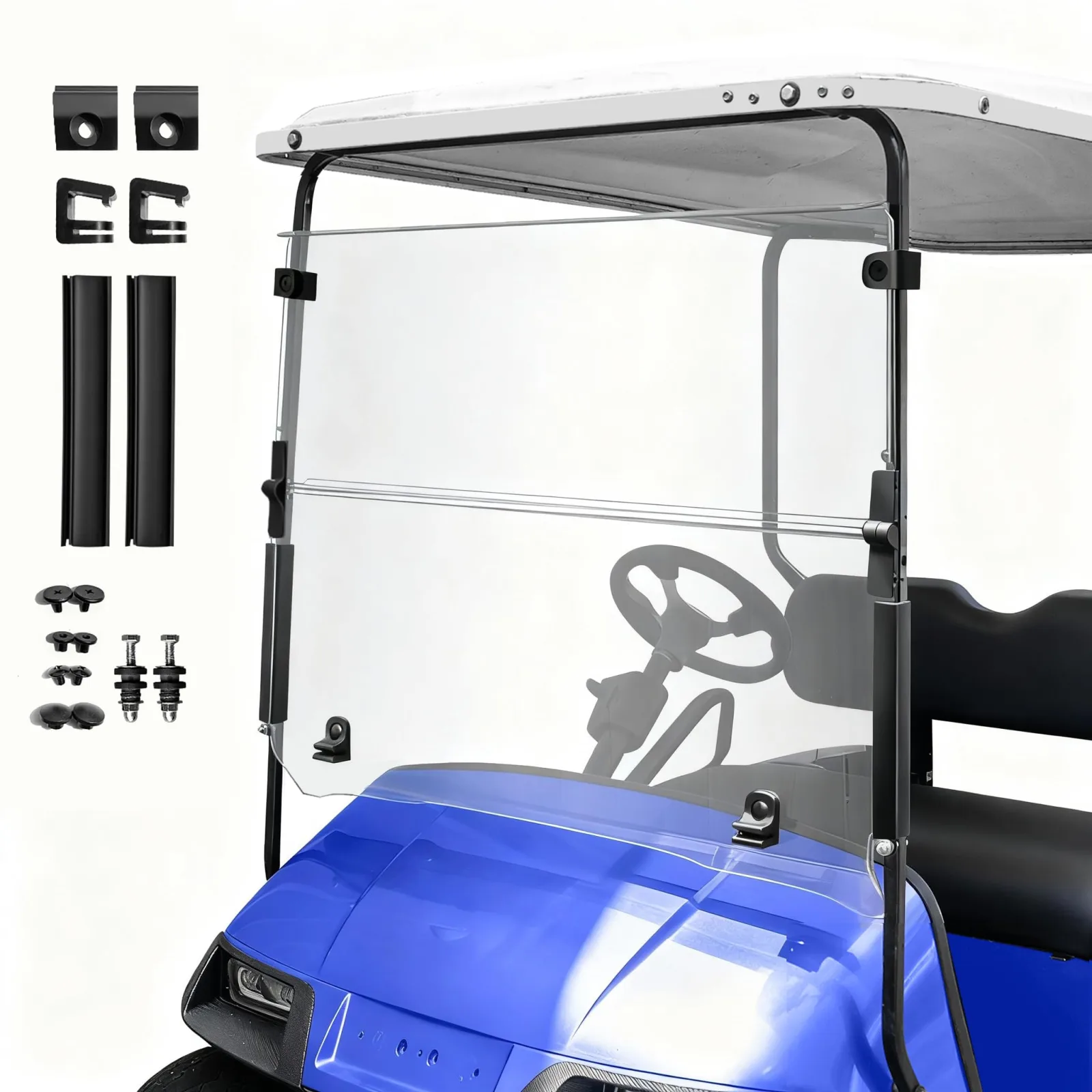 NOKINS Folding Windshield for E-Z-GO TXT 1995-2013