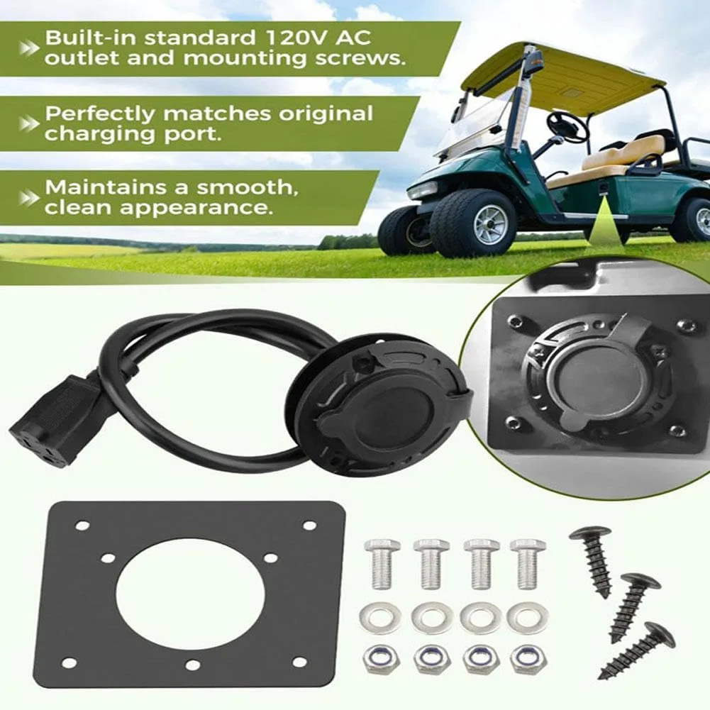 Generic Charger Port Adapter for EZGO TXT36 Golf Cart image 4