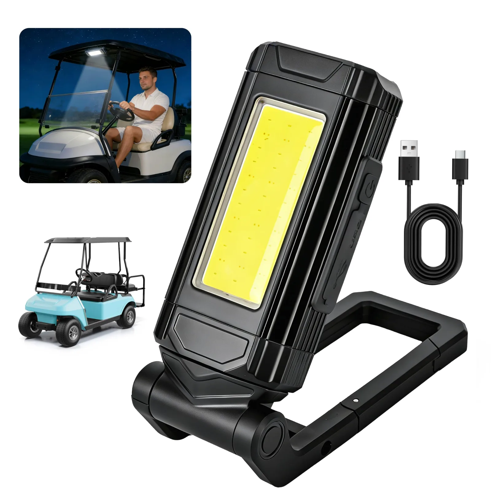 10L0L Golf Cart LED Dome Light, 1500 Lumens
