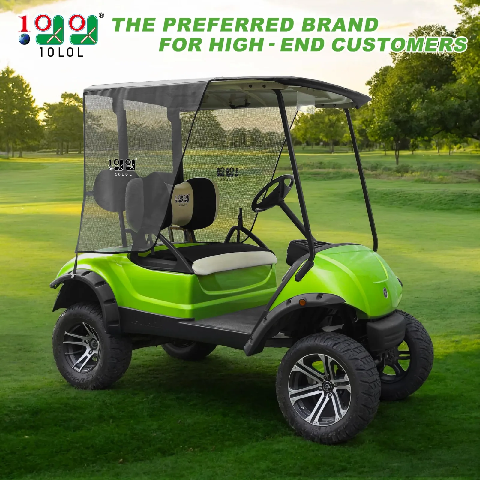 10L0L Sun Shade Cover for Yamaha G29 Drive 2 Golf Cart image 2