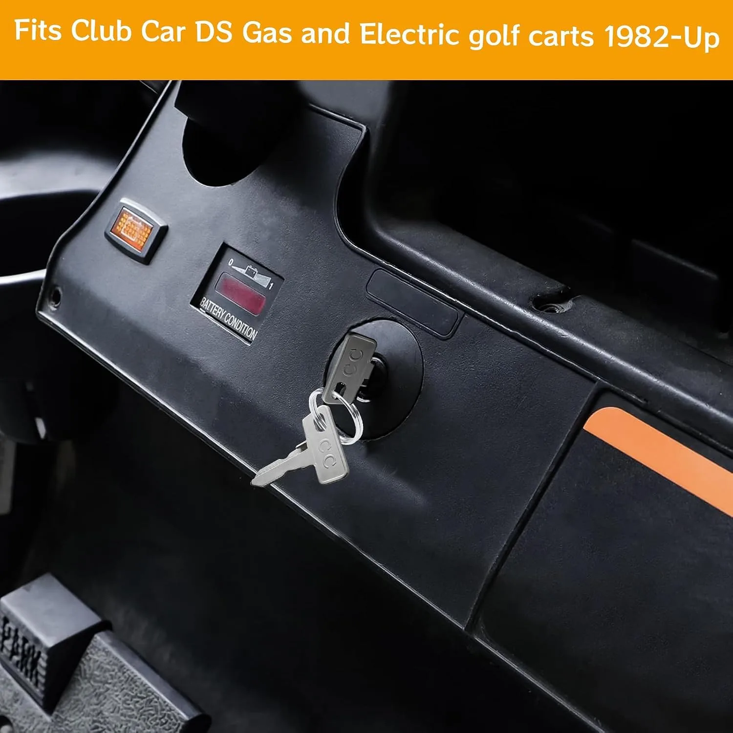 Mixopoly Club Car Golf Cart Ignition Keys MN-257A-MG image 2