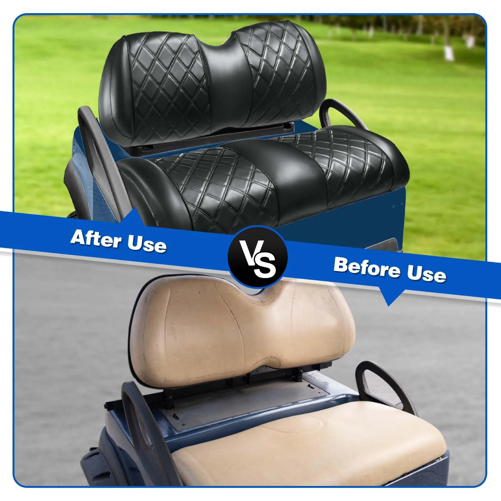 NOKINS Seat Covers for Club Car Precedent Front Seats image 2