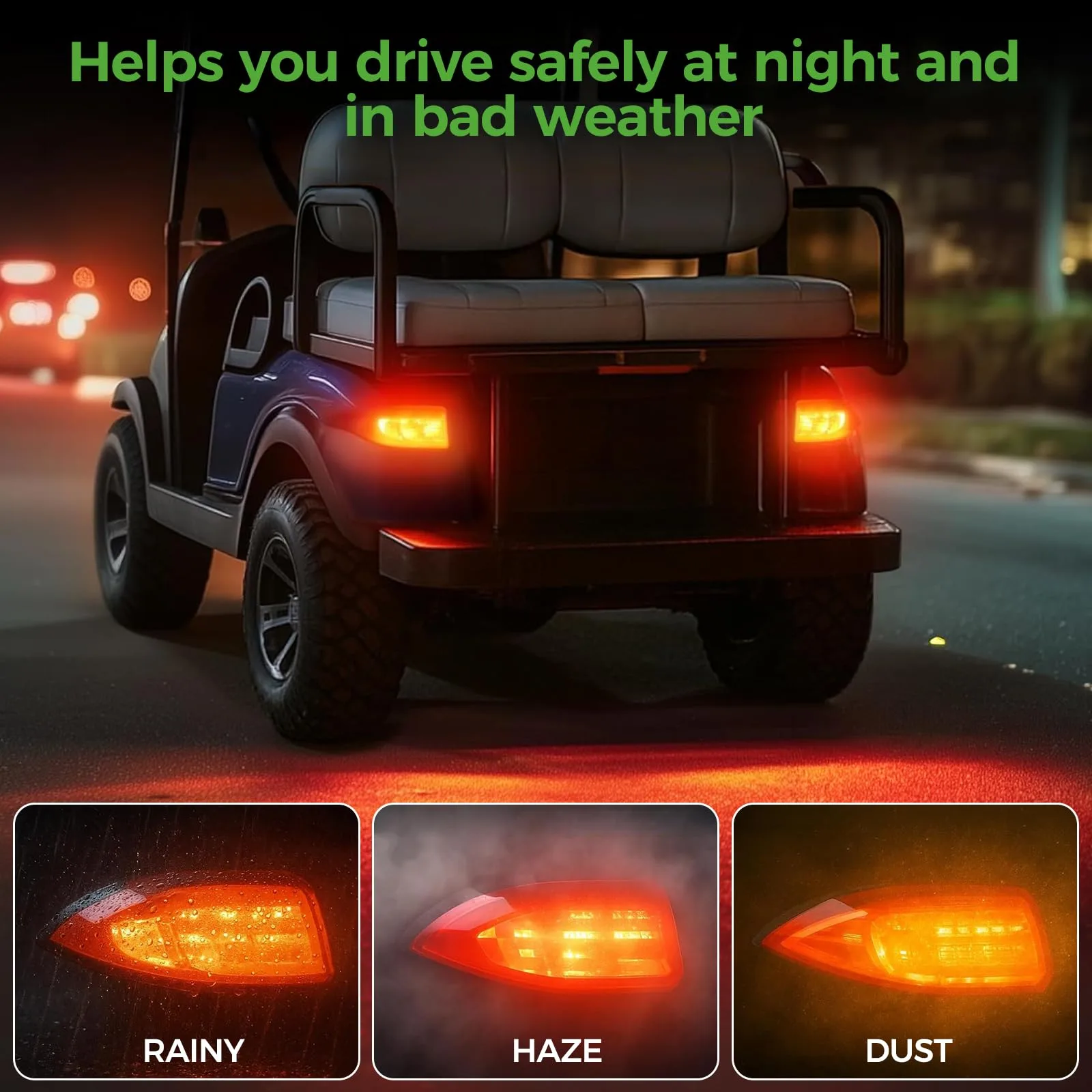 10L0L Y58-C Tail Lights for Club Car Precedent and Tempo image 3