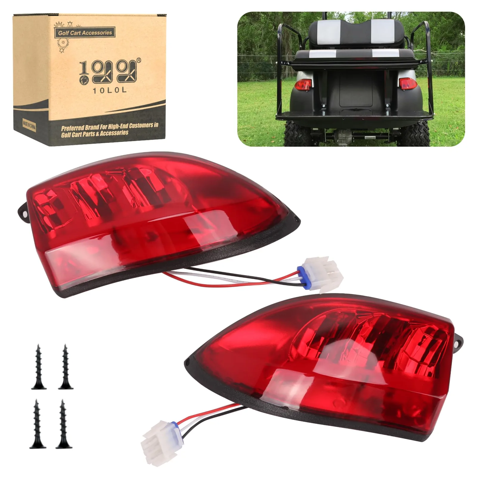 10L0L Y58-C Tail Lights for Club Car Precedent and Tempo