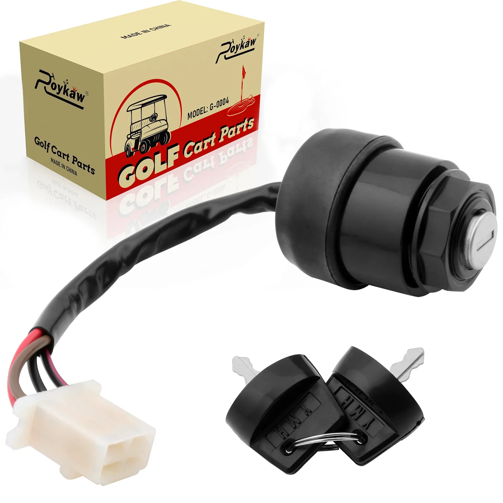 Roykaw Ignition Key Switch for Yamaha G14 | JN3-82510-00-00
