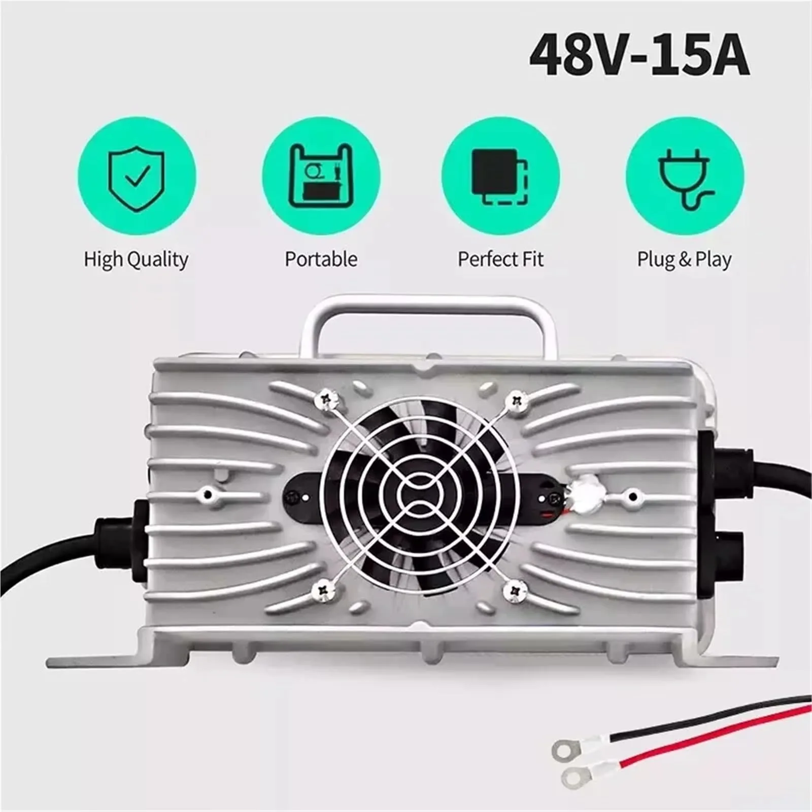 CJDARUJHC 48V 15A Lithium On-Board Charger (58.4V Max) image 2