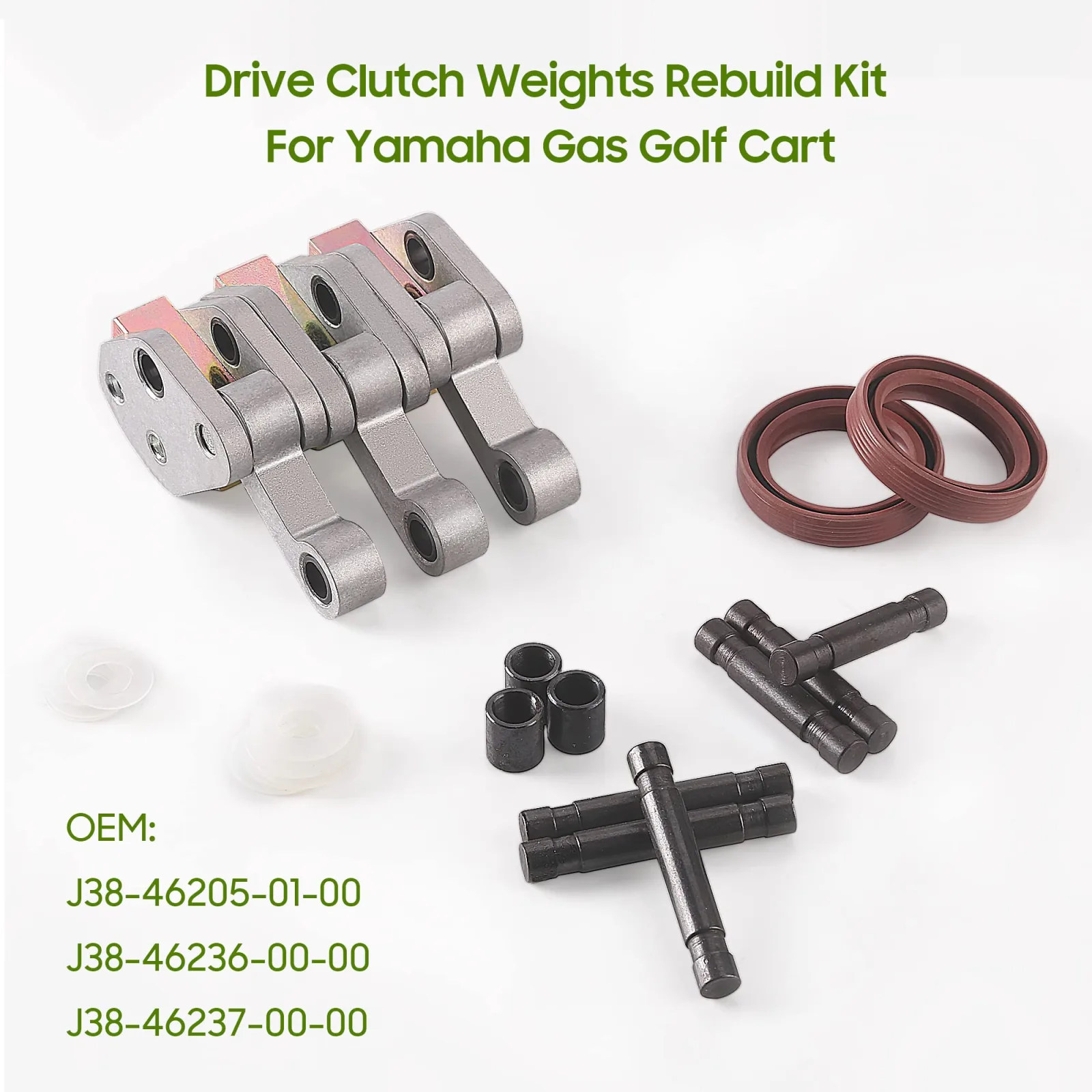10L0L Drive Clutch Repair Kit for Yamaha G2-G14 Gas Carts image 4