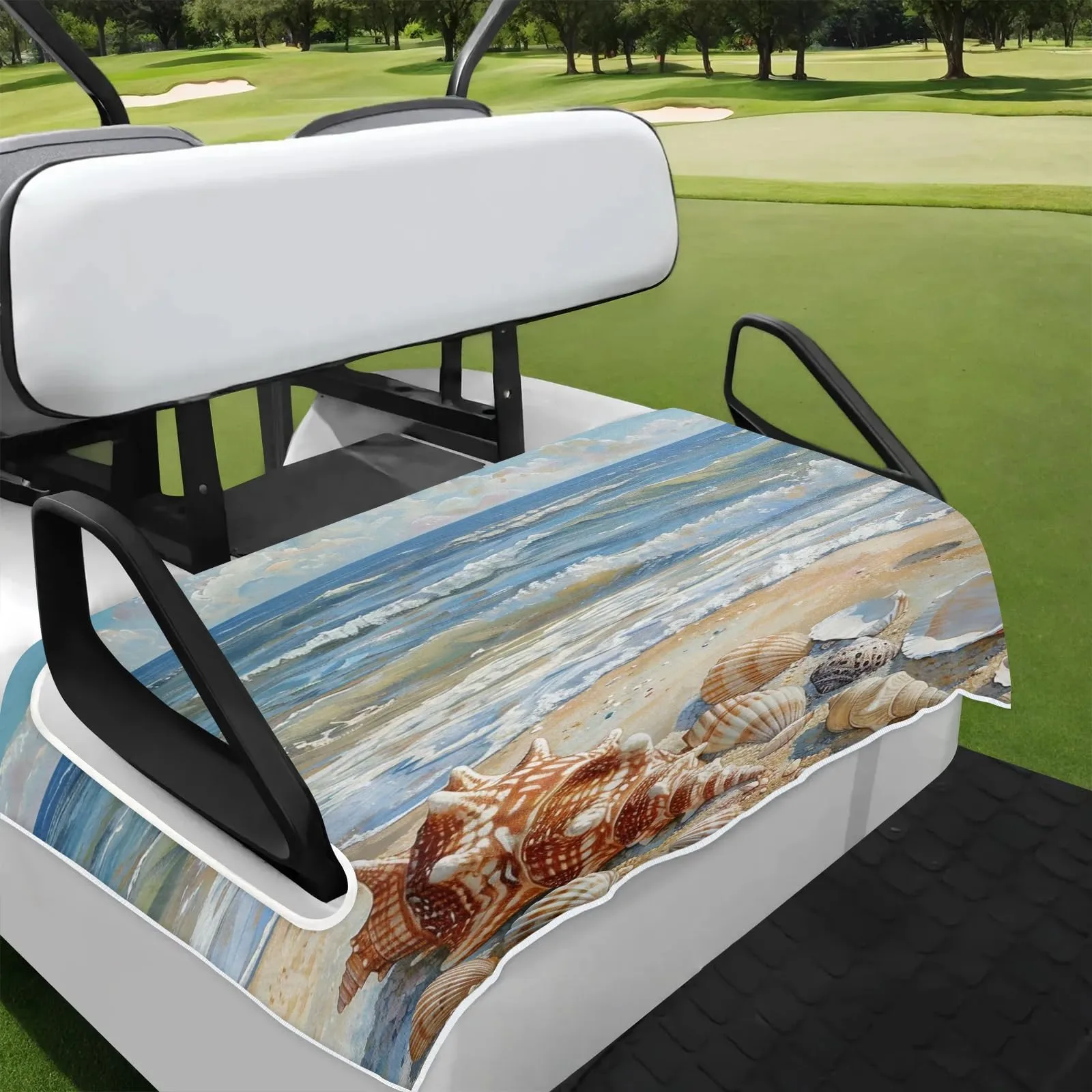 Tiveruda Golf Cart Seat Cover for Double Seats, 51 x 31 in