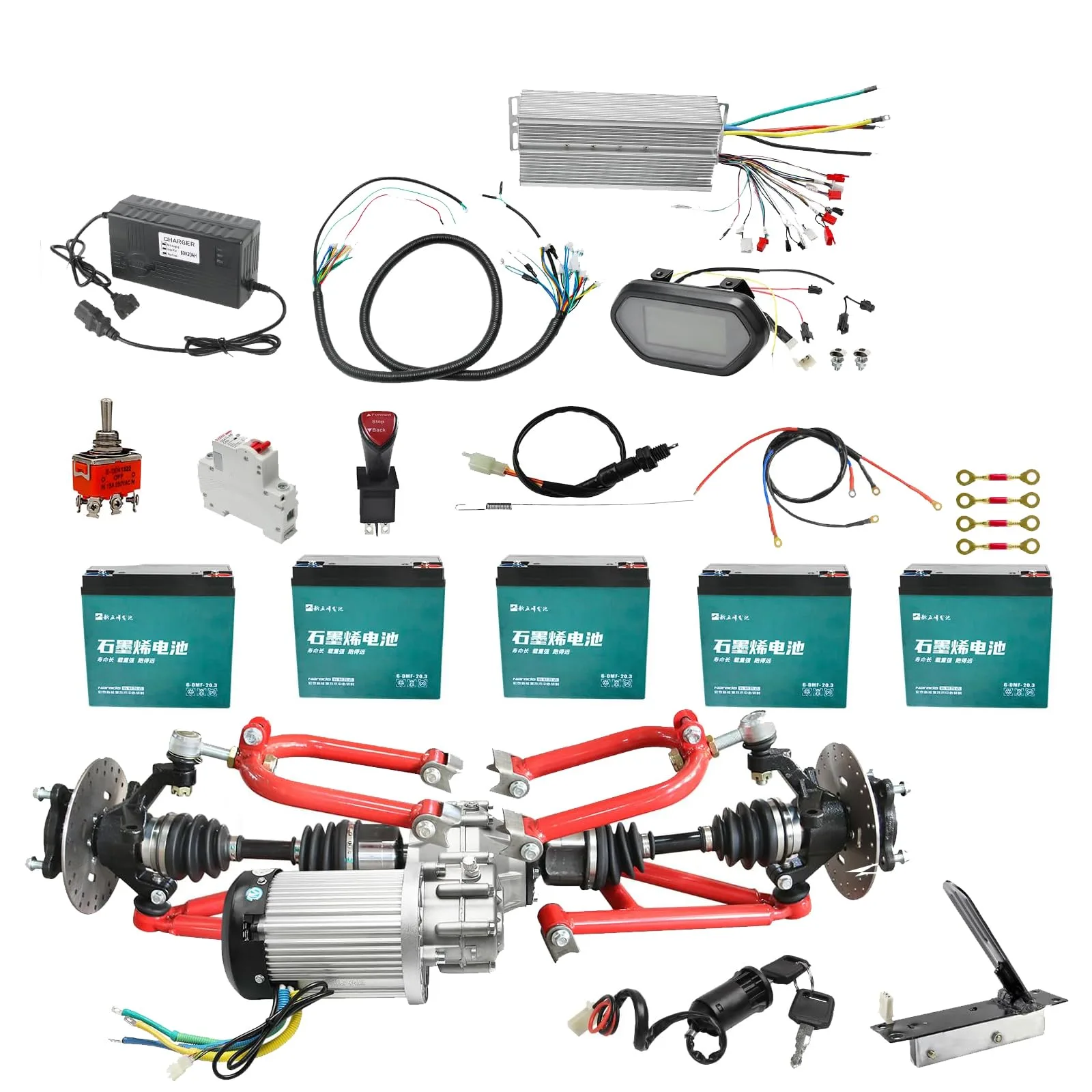 91.SCS 60V 2500W Brushless Motor Kit KSOE-3-D