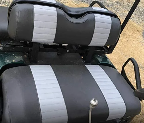 E-Z-GO RXV Two-Stripe Staple-On Golf Cart Seat Cover image 4