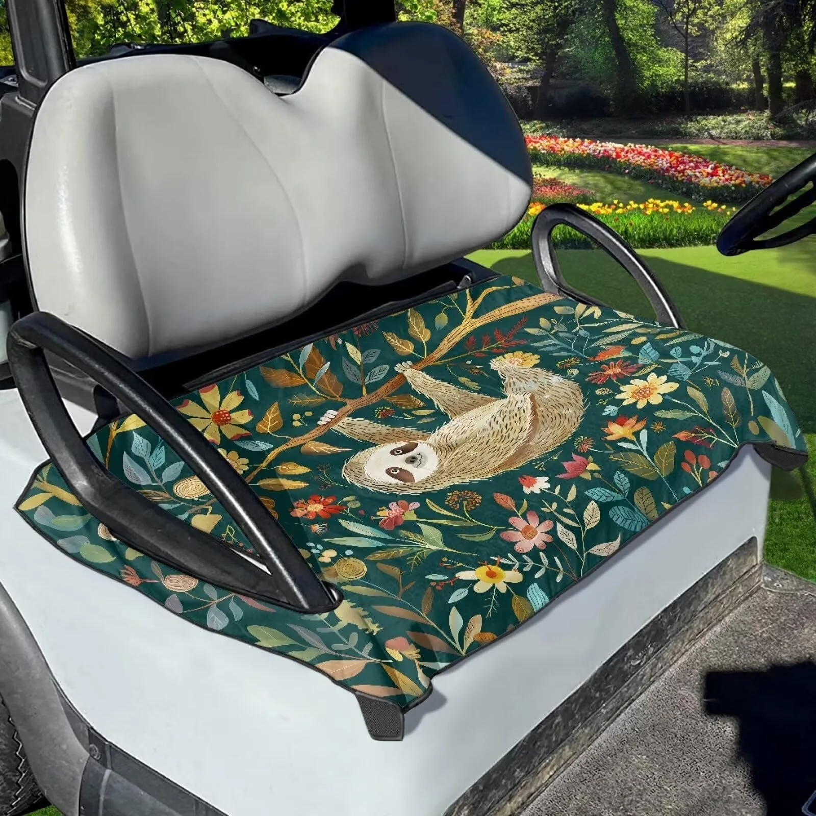 Wismoutput Golf Cart Seat Cover Wi-YSFJ2214CZ47 — 50x30 in