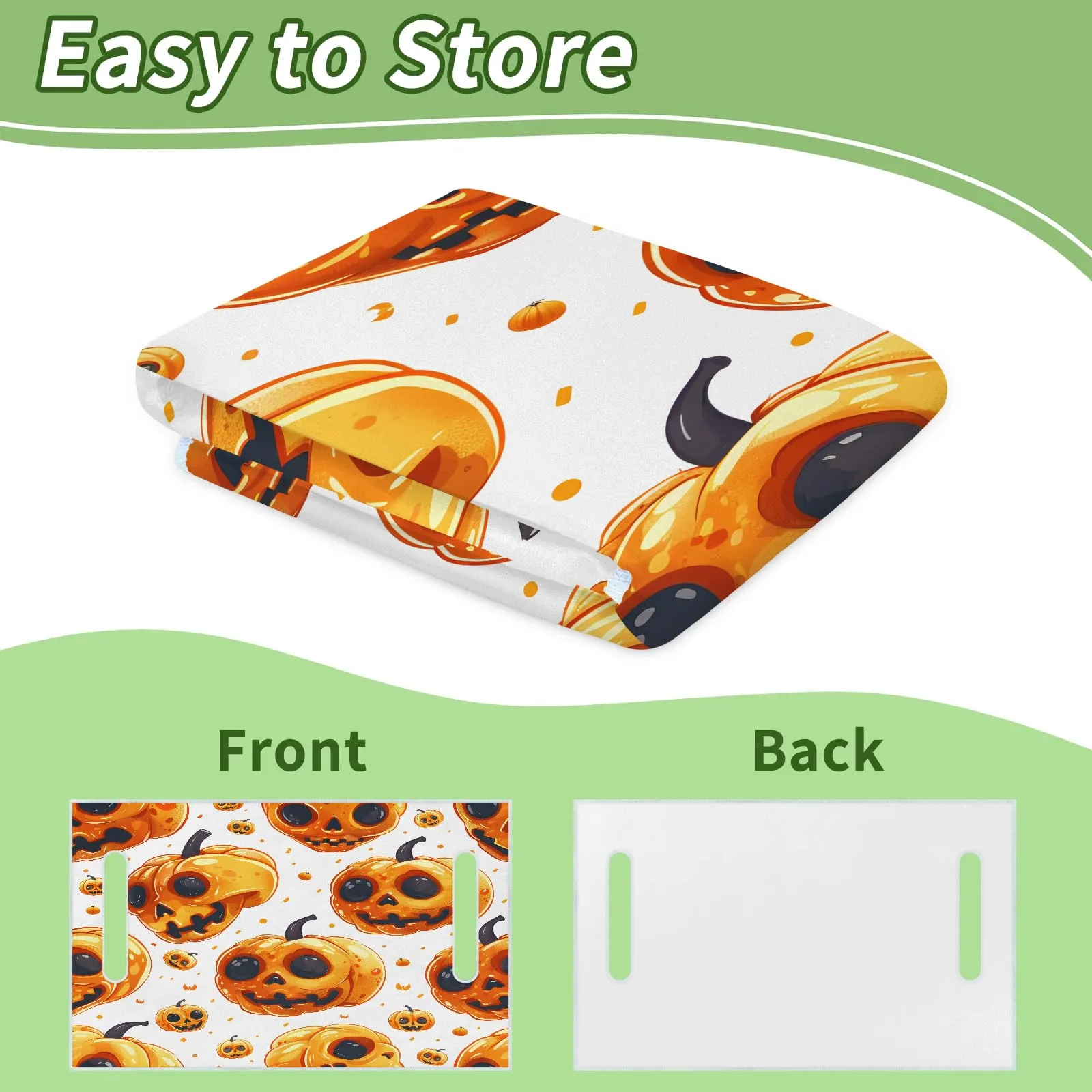 Tiveruda Halloween Pumpkin Golf Cart Seat Cover image 4