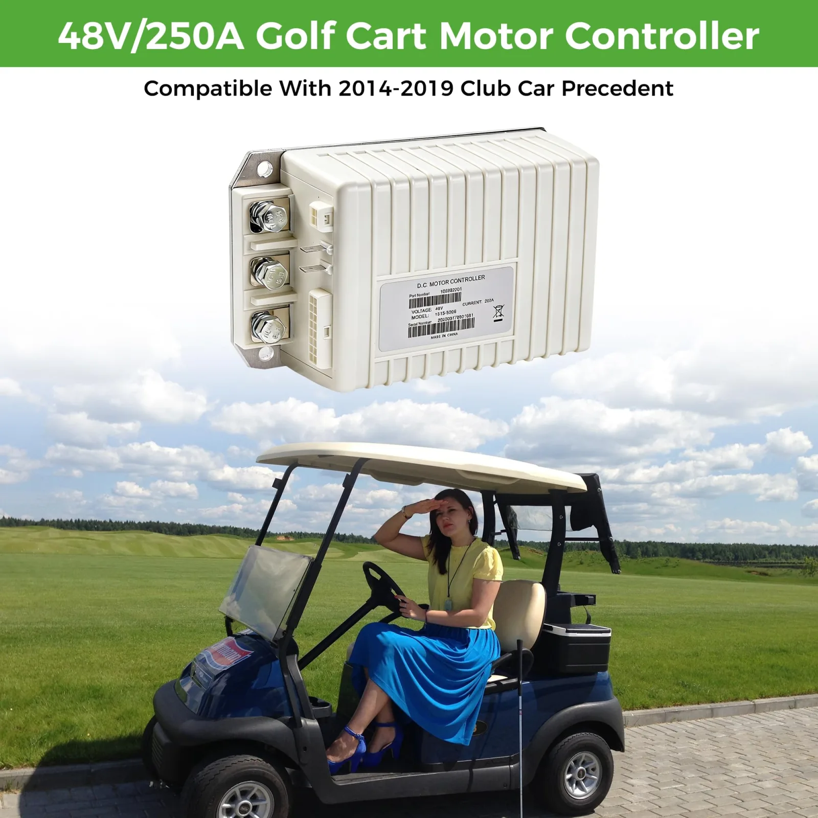 10L0L 48V 250A Controller for Club Car Precedent image 4