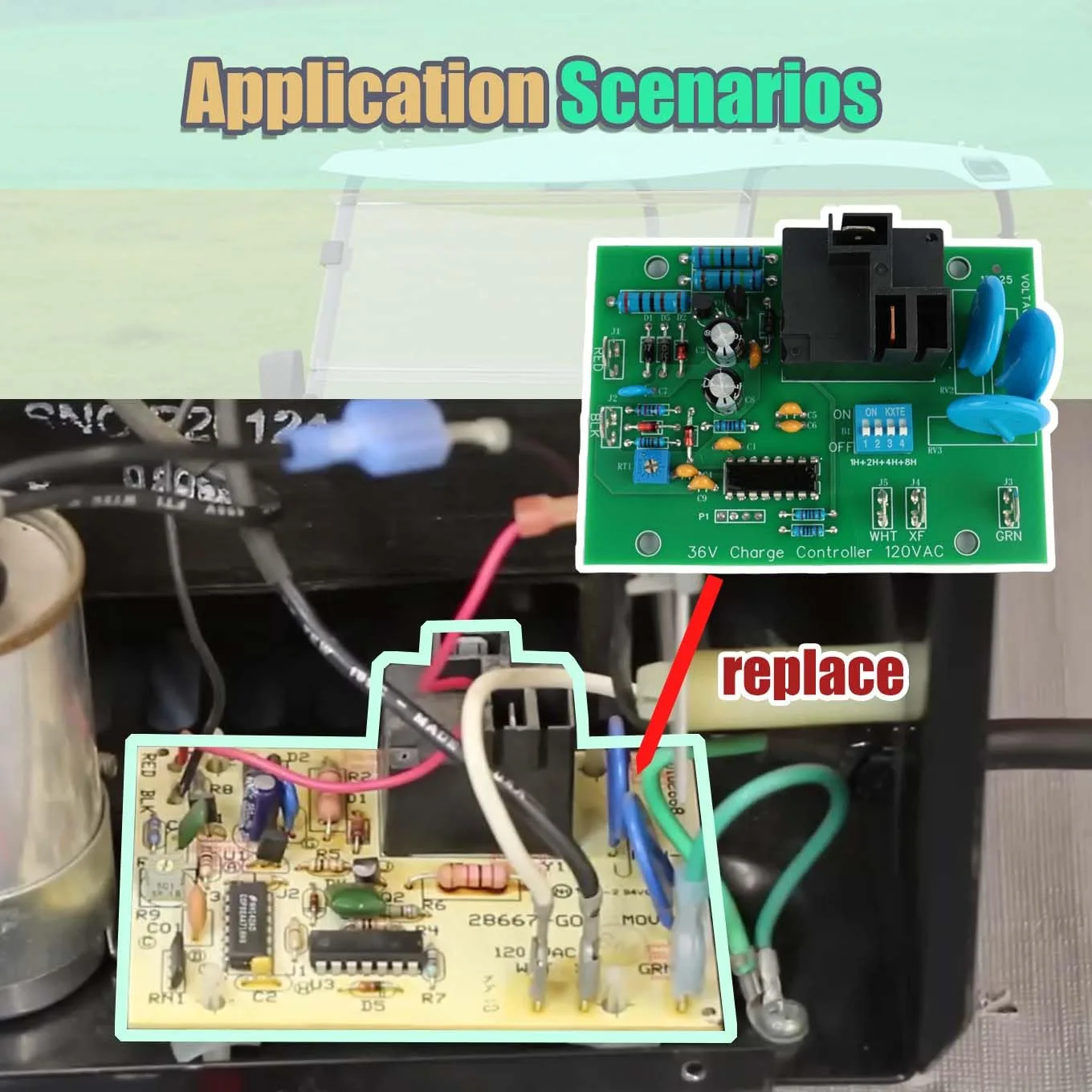 ICHEPLUS Power Control Input Board ICP-WZ-PCB-G01 for PowerWise Chargers image 3