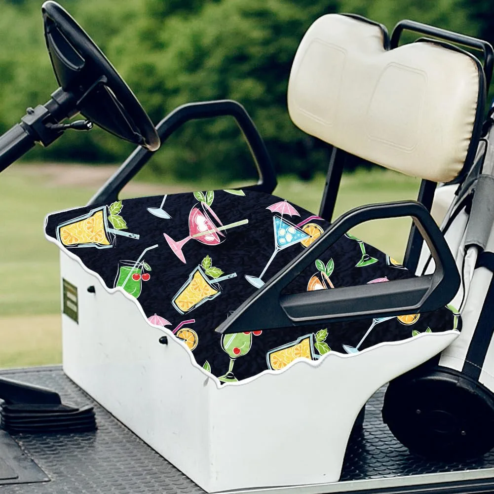 ORIGACH Microfiber Golf Cart Seat Cover – Cocktail Pattern image 4