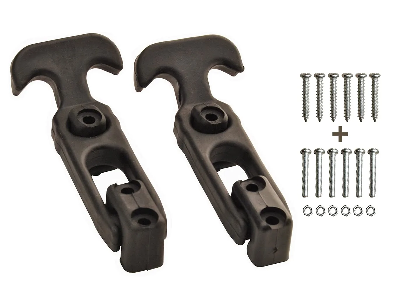 Accessbuy HCDL2P Rubber T-Handle Draw Latch (2-Pack)
