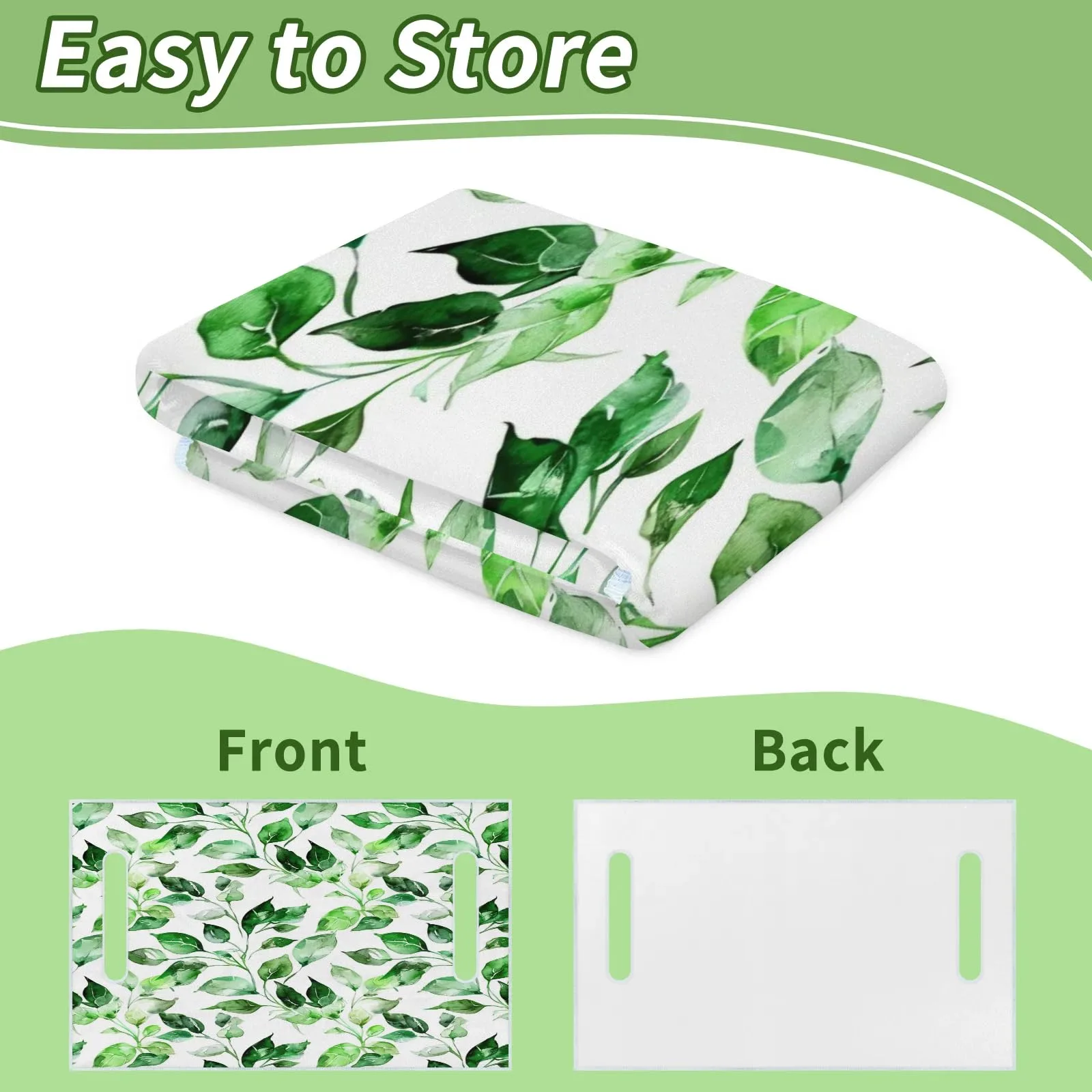 Tiveruda Green Eucalyptus 51 x 31 in Golf Cart Seat Cover (2-Person) image 4