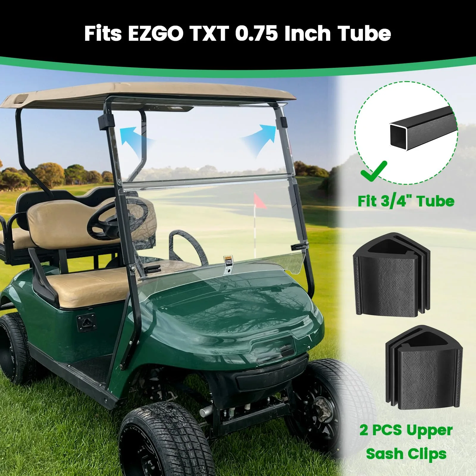 iLSKW Golf Cart Windshield Retaining Clips image 4
