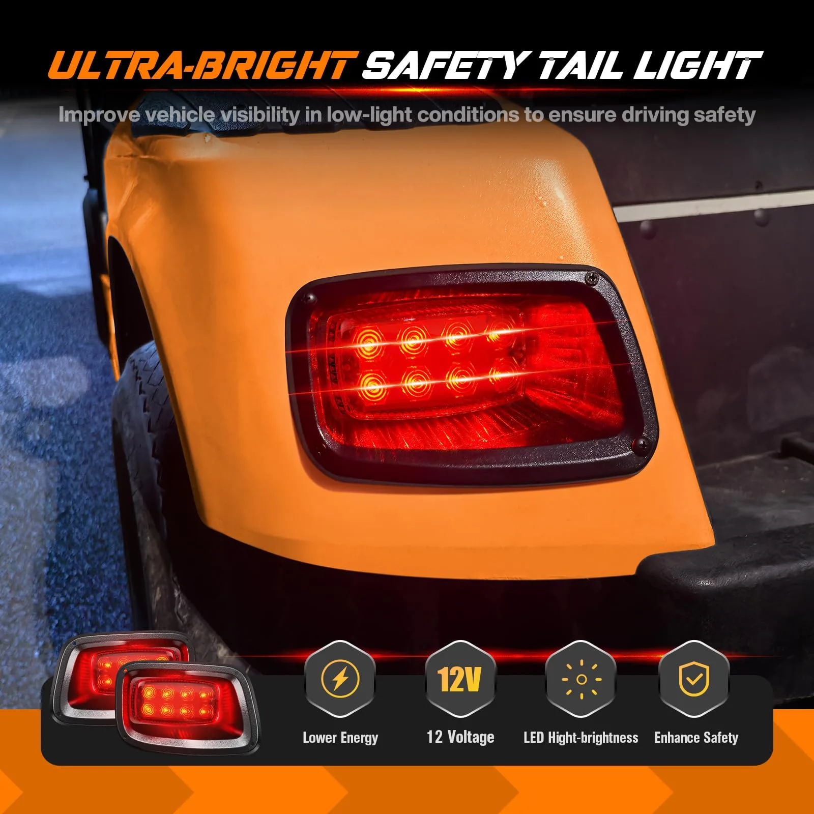 GODCTSUP E-Z-GO TXT LED Light Bar Kit 1996-2013 image 3