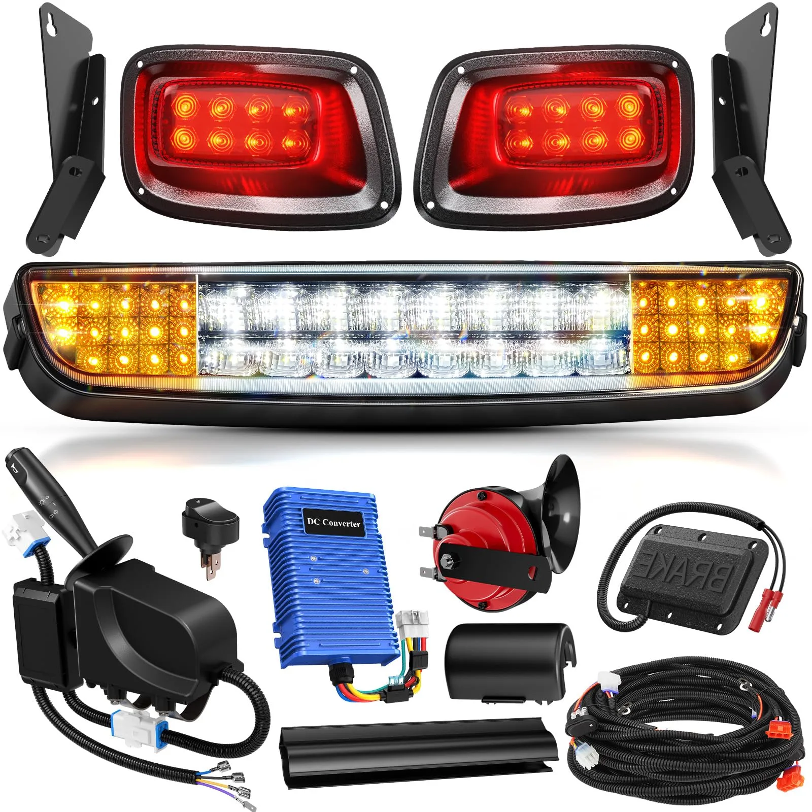 GODCTSUP E-Z-GO TXT LED Light Bar Kit 1996-2013