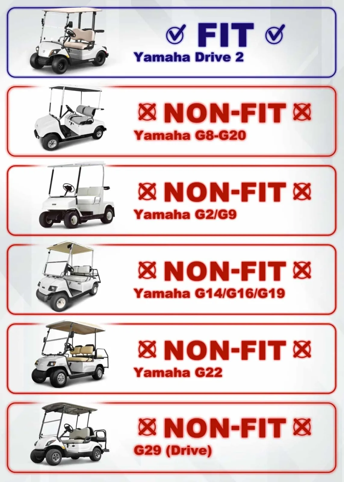 ACED Parts Front Cargo Basket for Yamaha Drive 2 image 2