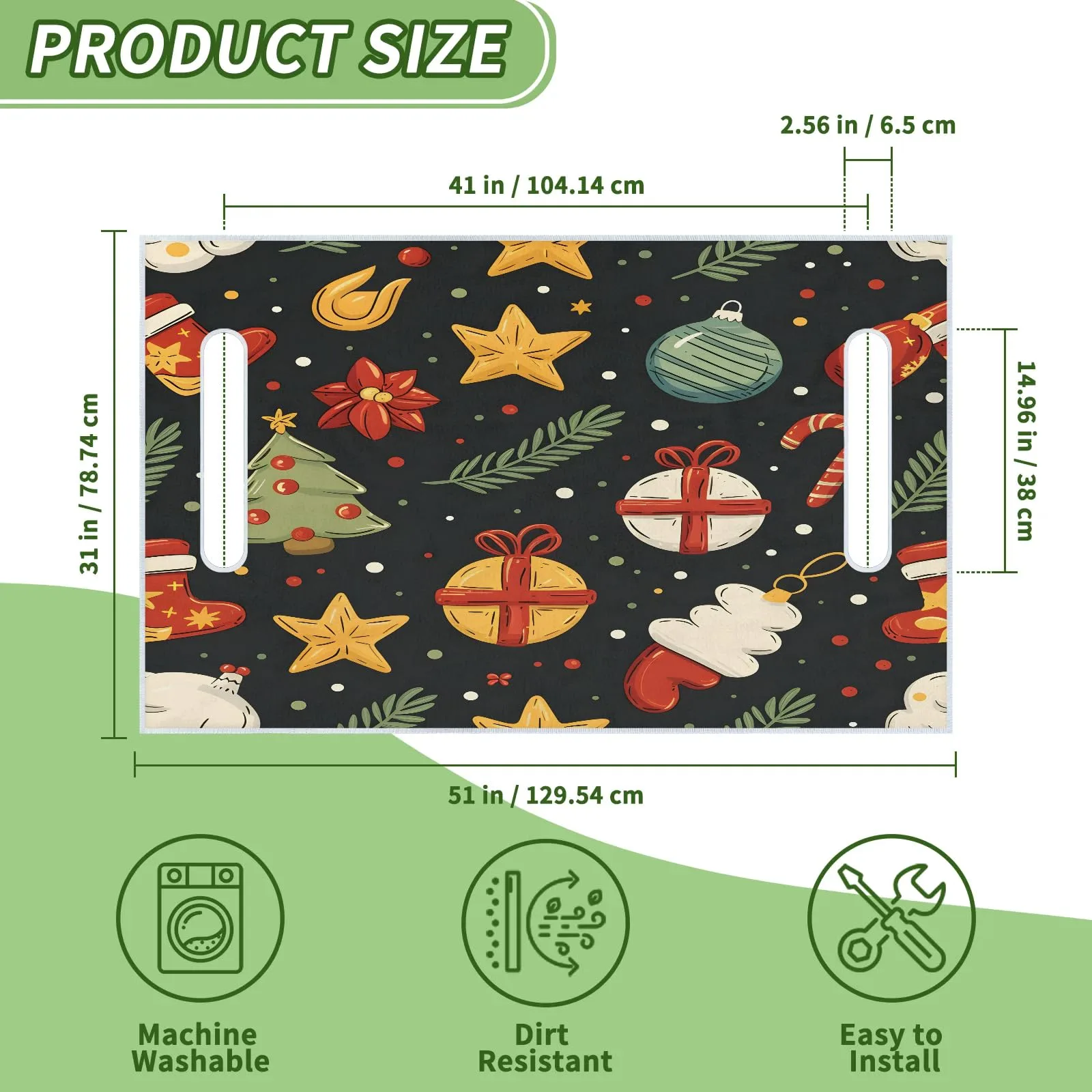 Tiveruda Golf Cart Seat Cover Blanket, 51 x 31 in image 2