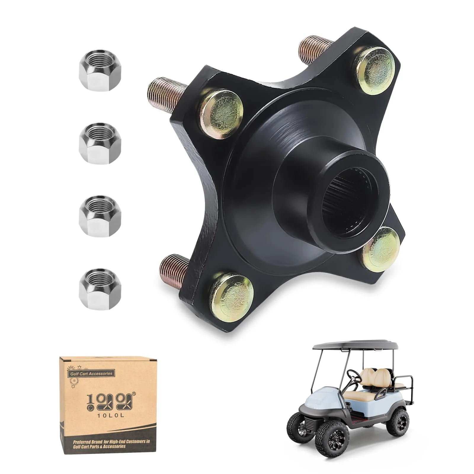 10L0L Rear Wheel Hub Assembly for Club Car Precedent 2015-2019