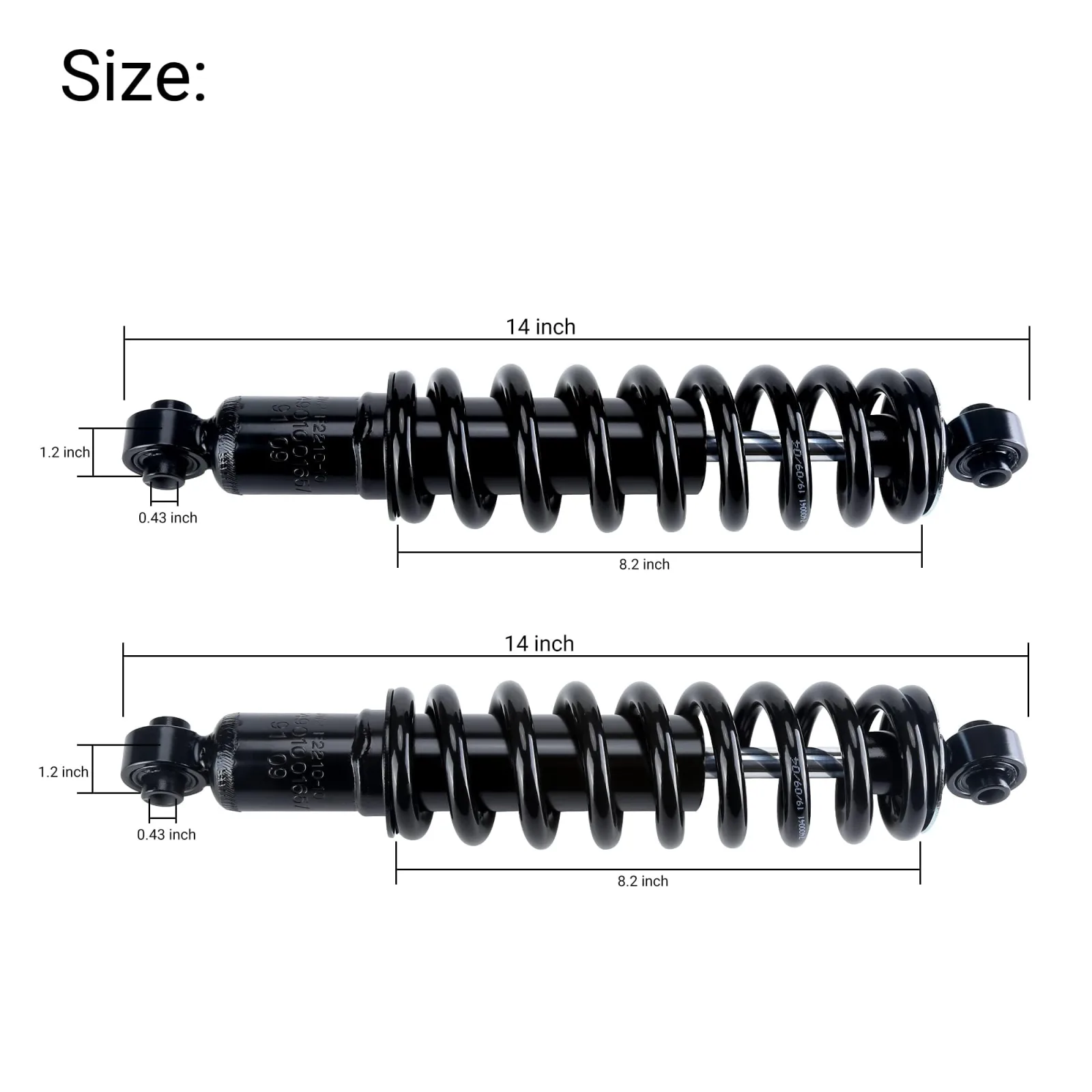 10L0L Rear Shock Absorber Kit JW2-F2210-10-00 for Yamaha G29 Drive image 4