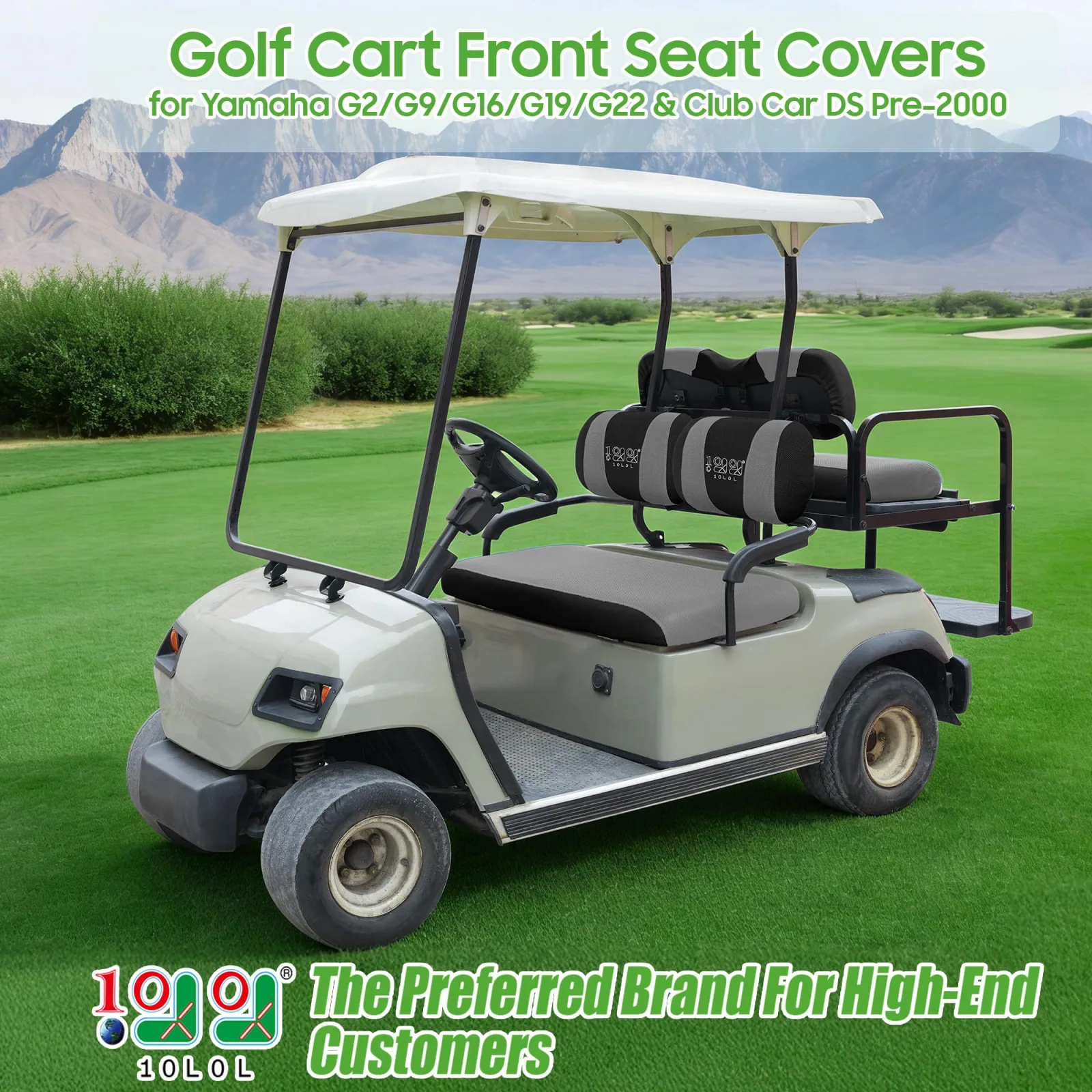 10L0L Golf Cart Seat Covers for Yamaha, Club Car & More image 2