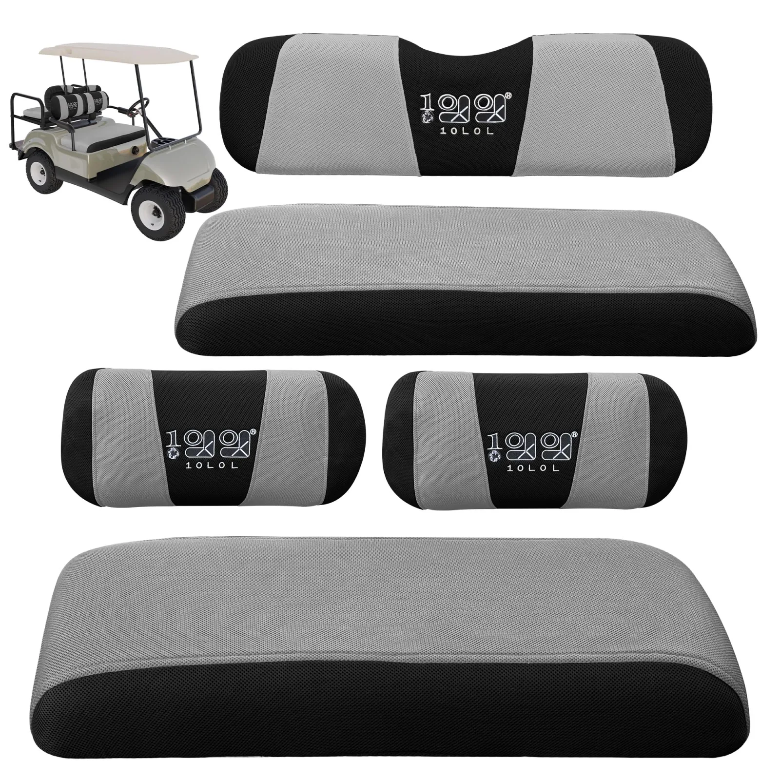 10L0L Golf Cart Seat Covers for Yamaha, Club Car & More