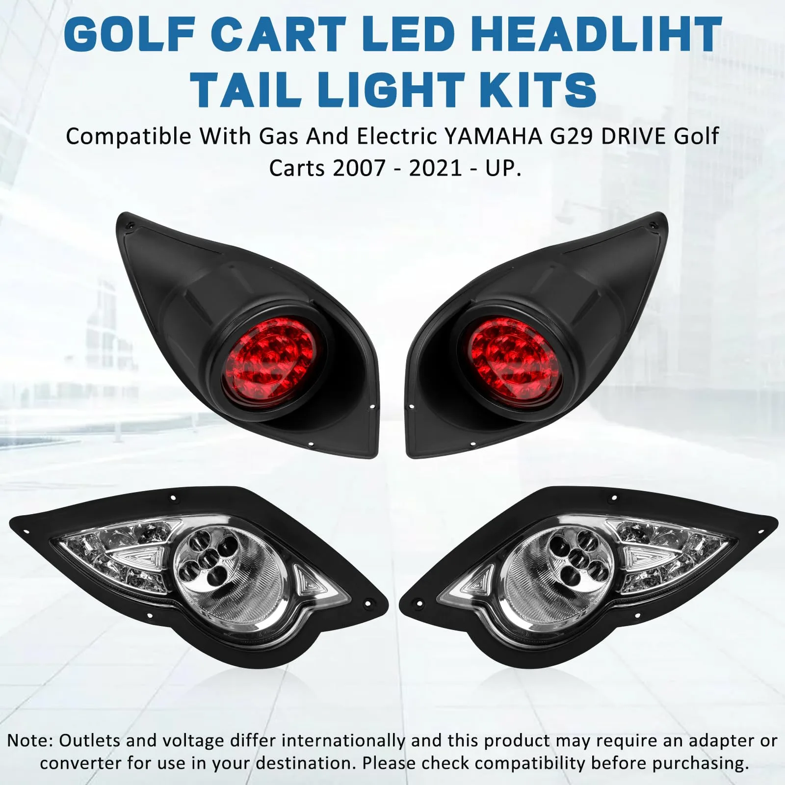QKVCX LED Light Kit for Yamaha G29 Drive 2007-2025 image 2