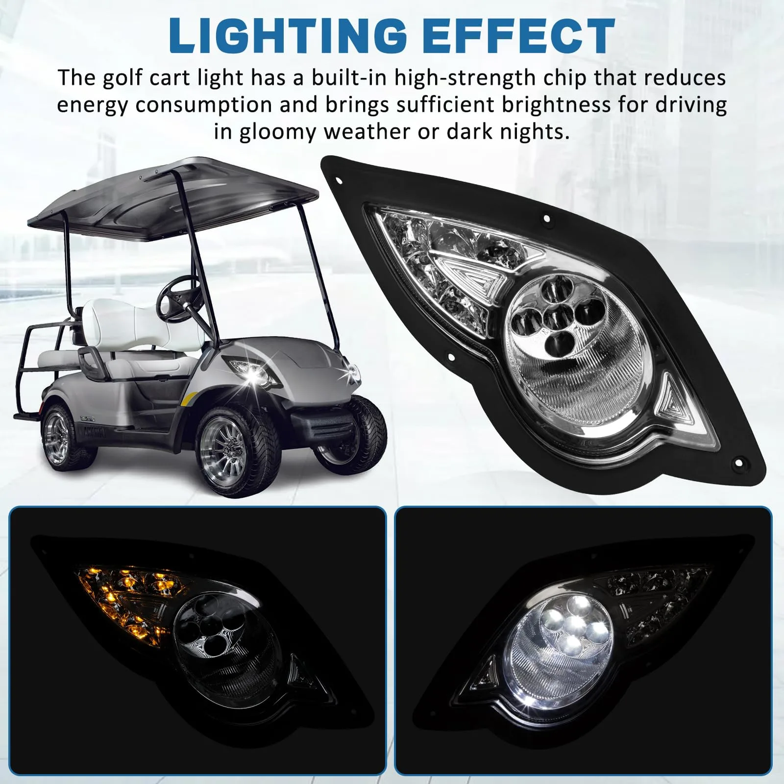 QKVCX LED Light Kit for Yamaha G29 Drive 2007-2025 image 4