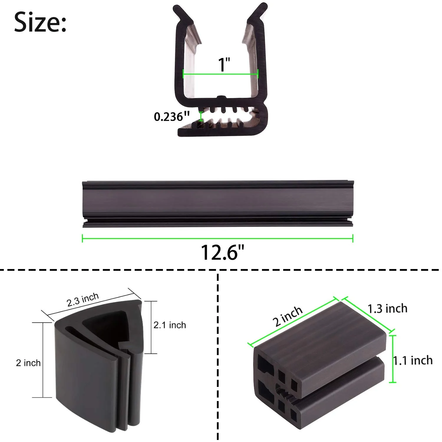 10L0L Windshield Retaining Clips for Club Car DS & Precedent image 3