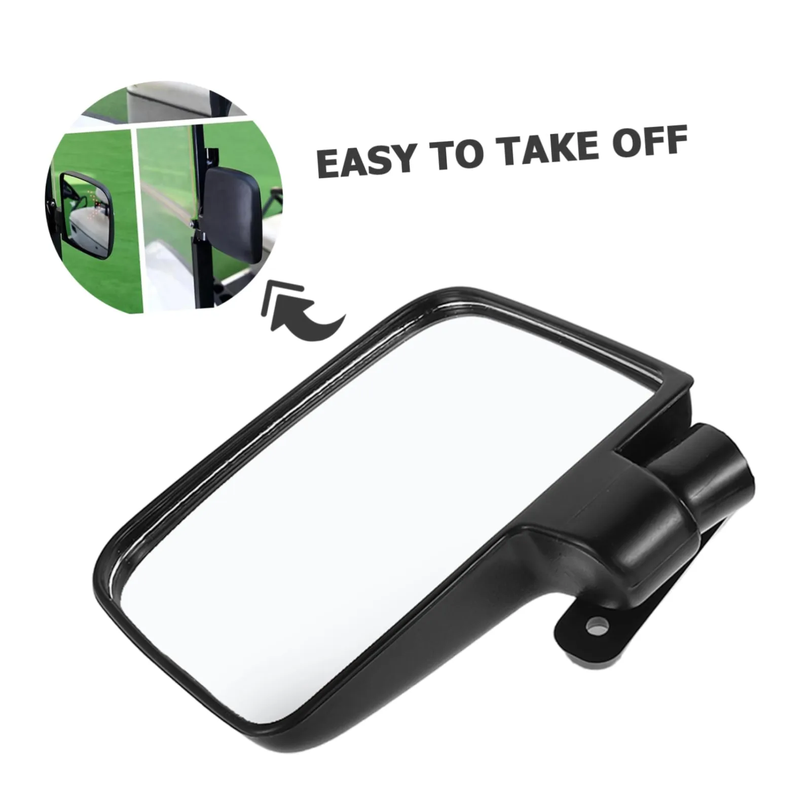 Parliky Black Golf Cart Side Mirrors NI0440174WBRIAHVA image 3