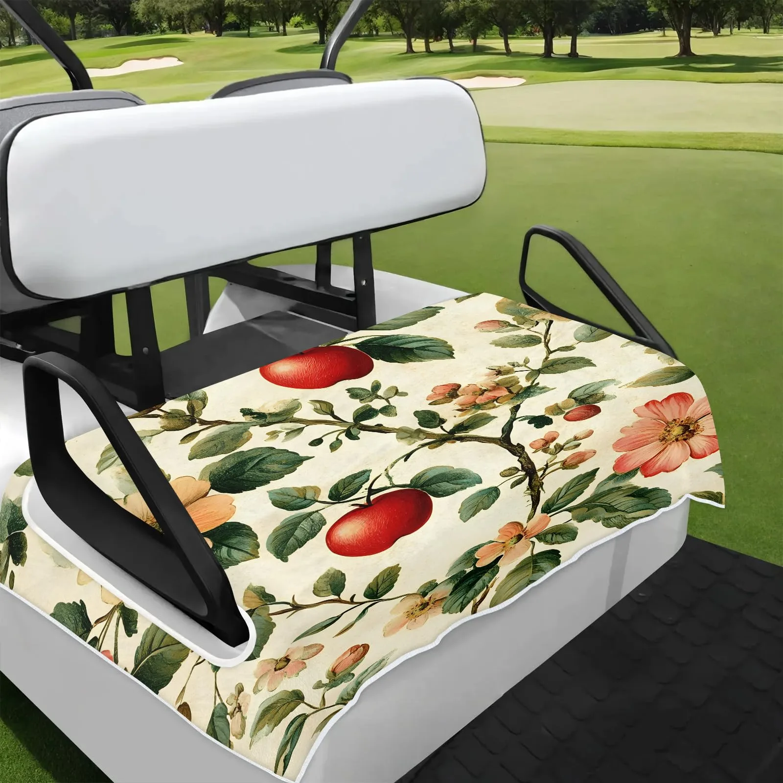 Tiveruda Golf Cart Seat Cover for Double Seats, 51 x 31 in