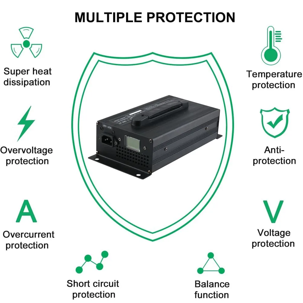 Lzyjckh 48V 20A Lead-Acid Battery Charger image 3