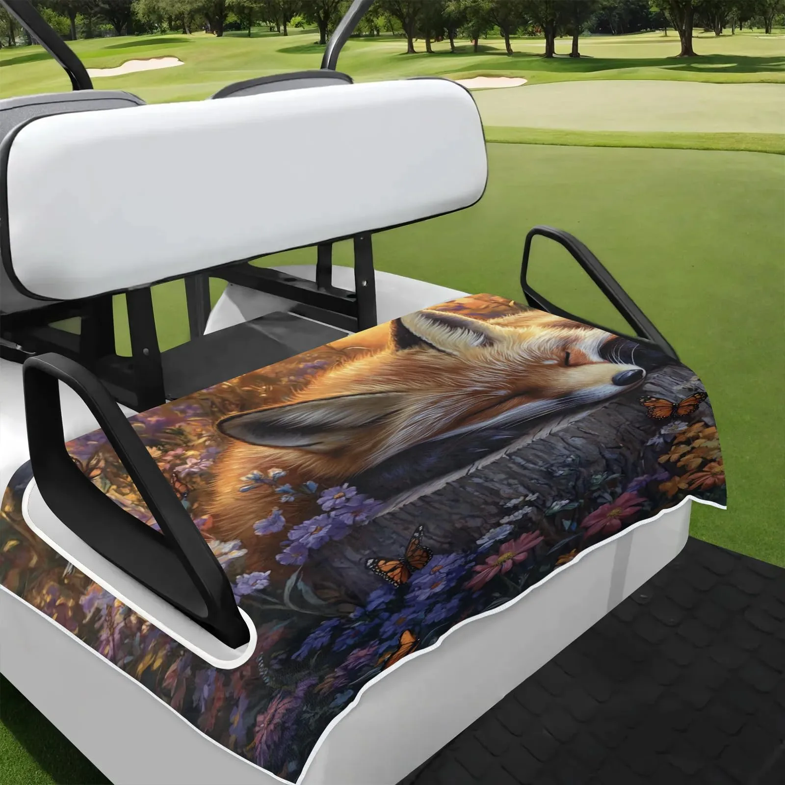 Tiveruda Golf Cart Seat Cover for Double Seats