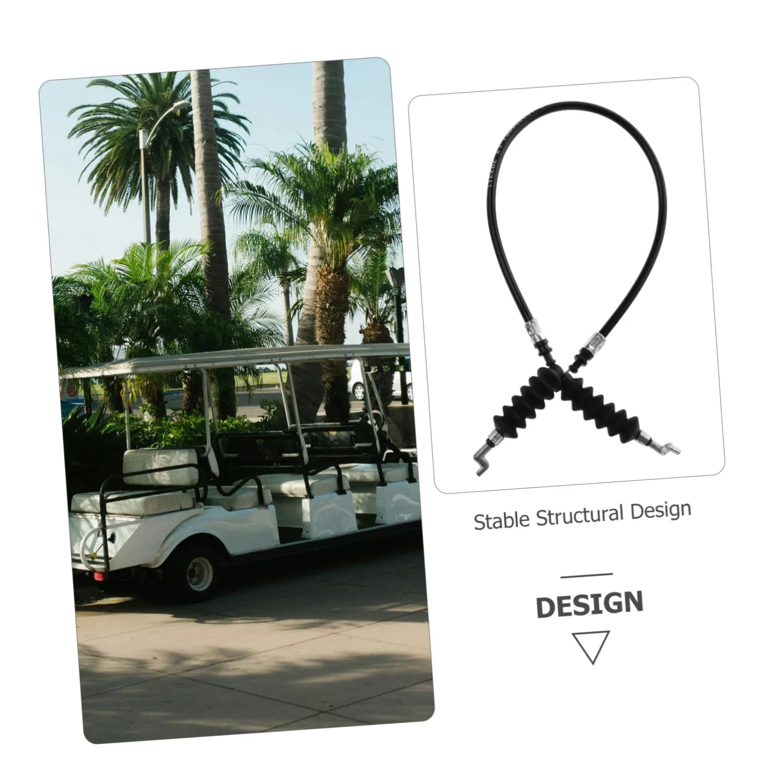 Totority Golf Cart Throttle Cable for Club Car image 3